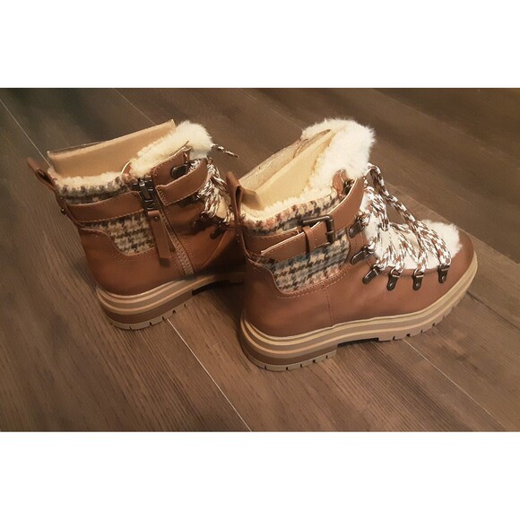 Circus Ny Women's Gretchen Hiker Boots (Dark Golden Caramel) - Size 7.5 M - Picture 2 of 5